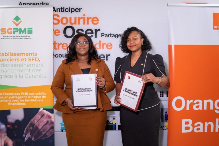 Orange Bank Africa et la SGPME mobilisent 17 milliards FCFA pour les MPME ivoiriennes